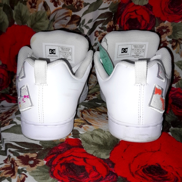 DC Women's Court Graffik Skate Shoes Size 7 HTF - Picture 12 of 16